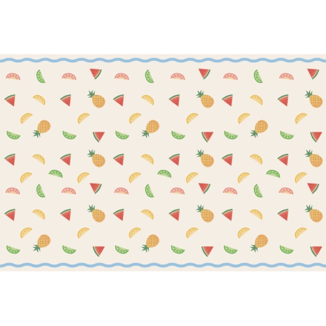 Mantel con frutas 