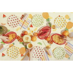 Mantel con frutas. n�3