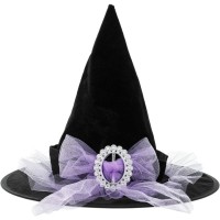 Sombrero de bruja � Lazo morado