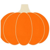 20 servilletas de calabaza