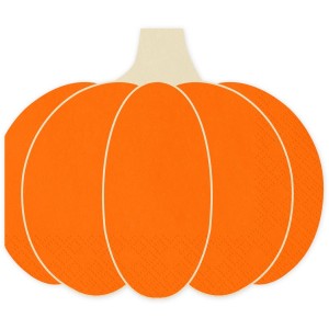 20 servilletas de calabaza