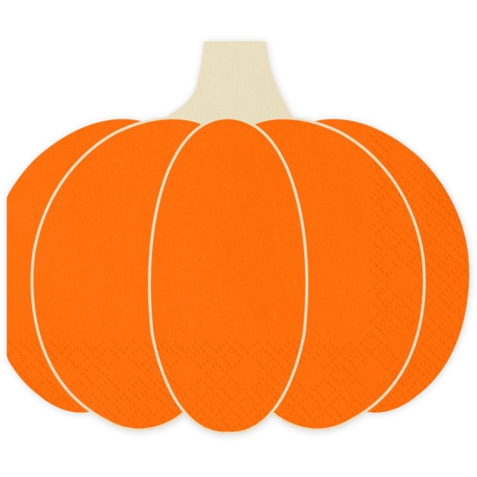 20 servilletas de calabaza 