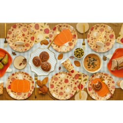 20 servilletas de calabaza. n�4