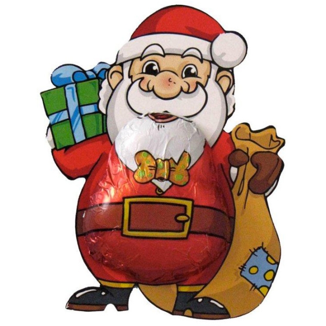 3 Pap Noel de chocolate 
