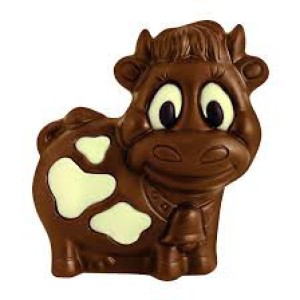 1 Mini Vaca 3D Chocolate con Leche - 10 g