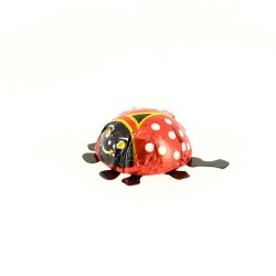 3 Mini Lady Bugs (3 cm - 6 g) - Chocolate con Leche. n1