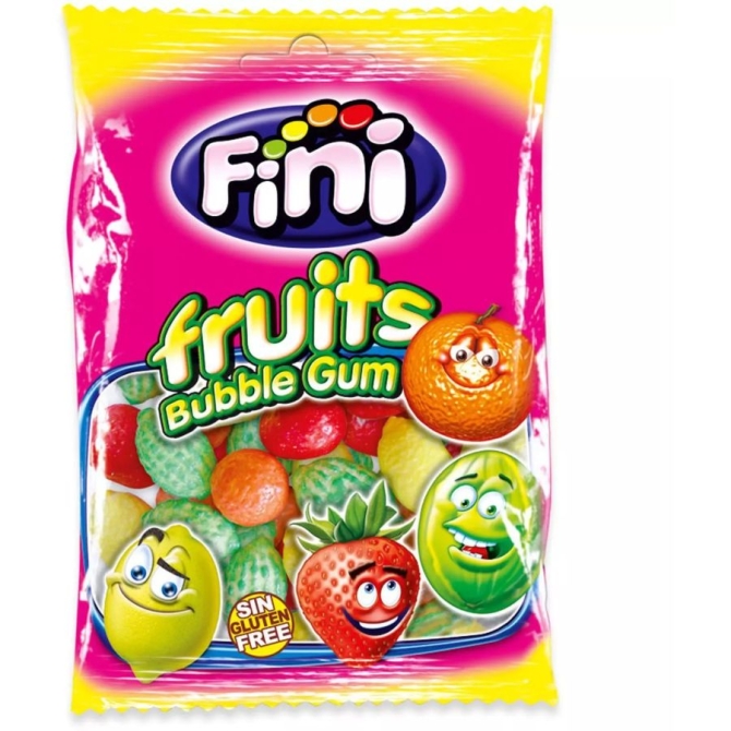 Bolsa Chicle Frutas - 90 g 