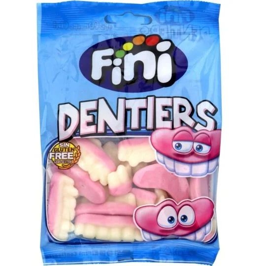 Bolsa de Dentaduras Gelatina Dientes - 100 g 