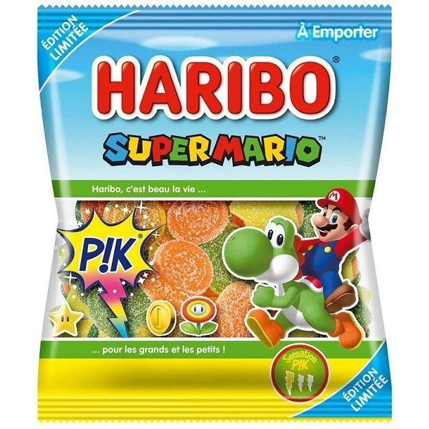 Bolsa Haribo Super Mario Pik - 100g 