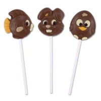 3 Piruletas de Pascua 18g - Chocolate con leche