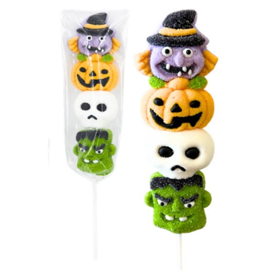 Piruleta de malvavisco Halloween  Monstruo 