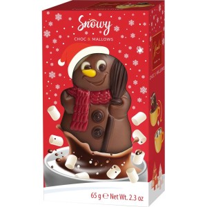 Muñeco de nieve y mini-malvaviscos - 65 g