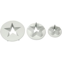 Set de 3 cortapastas - Estrellas