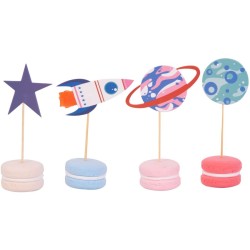 Kit 24 moldes y decoraciones para cupcakes - Espacio. n2