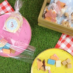 25 Bolsas de fiesta transparentes con clips. n°3