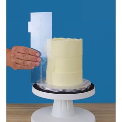 Alisador de bordes con motivo de anillo para tarta de 20-25 cm - 25 cm. n3