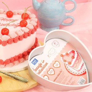 Tarta Vintage - Molde para tarta con forma de corazon