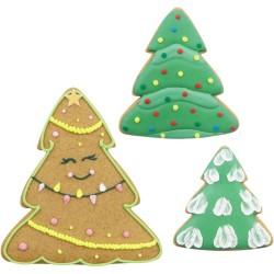 Set de 3 Cortadores de Galletas - Arboles de Navidad. n°4