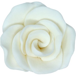 Rosa blanca (4 cm) - azcar