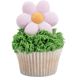 12 dulces de malvavisco - Flores en tonos pastel. n�6