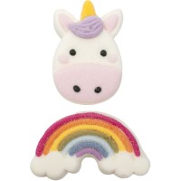 12 dulces de malvavisco - Unicornio m�gico