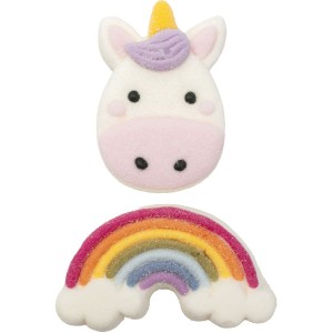 12 dulces de malvavisco - Unicornio m�gico