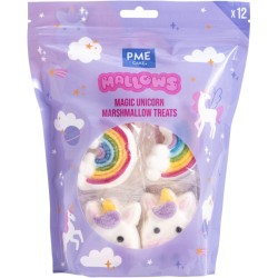12 dulces de malvavisco - Unicornio m�gico. n�1