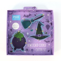 Juego de 3 cortadores de galletas - Bruja