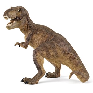 Figura de dinosaurio T-Rex marrn