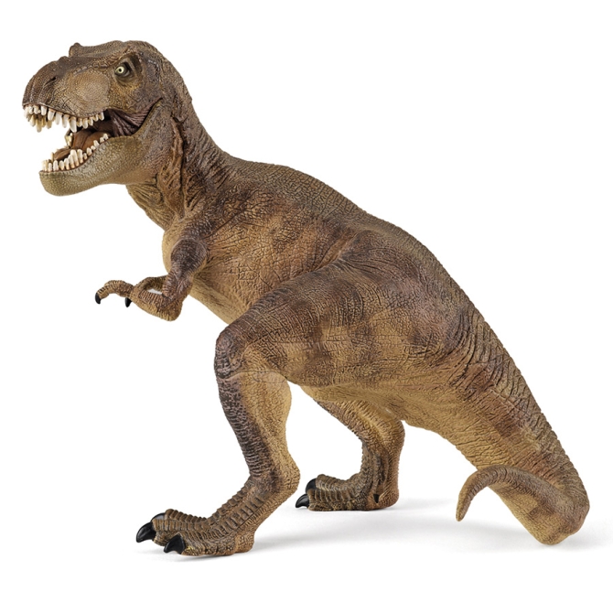 Figura de dinosaurio T-Rex marrón 