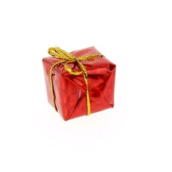 13 Mini Decoraciones para colgar Navideos Rojos (2, 5 cm). n3