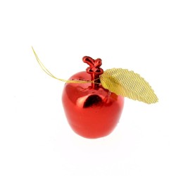 13 Mini Decoraciones para colgar Navideos Rojos (2, 5 cm). n4