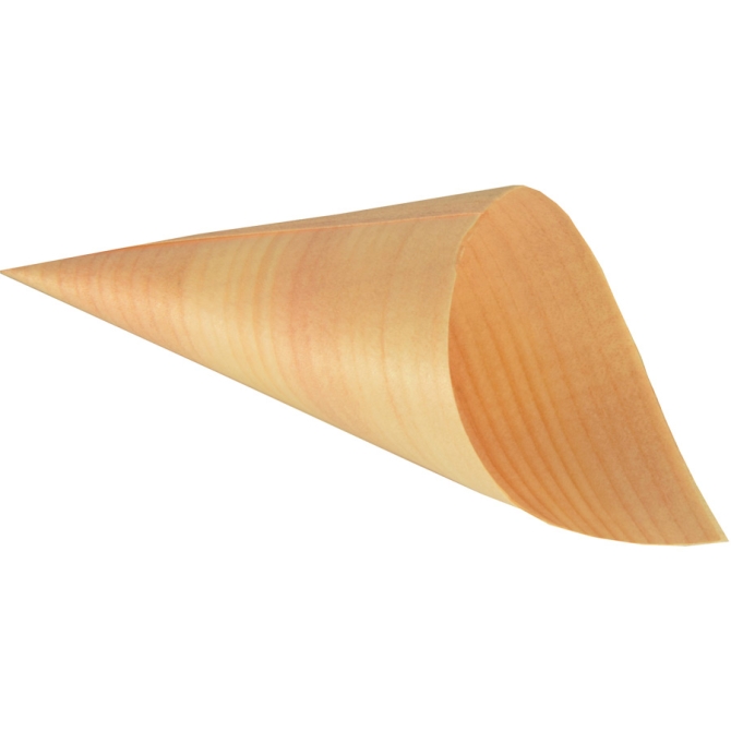 50 Conos (12 cm) - Hoja de madera 