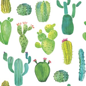 20 servilletas de cactus