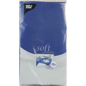 Mantel Soft Selection (180 cm) Azul Marino