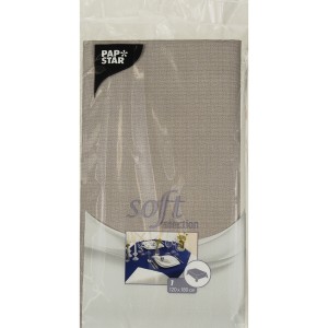Mantel Soft Selection (180 cm) Gris