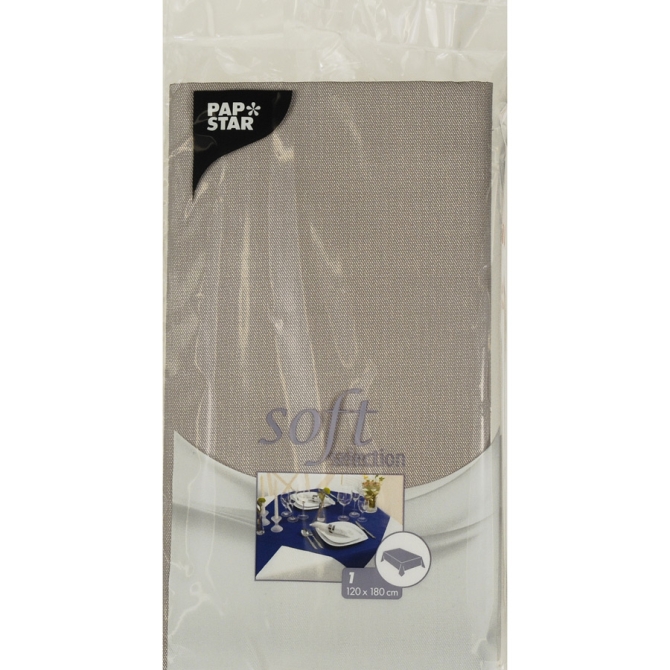 Mantel Soft Selection (180 cm) Gris 
