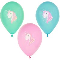 6 Tiernos Globos Unicornio