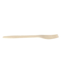 10 Tenedores de Madera - Biodegradables. n1
