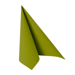 20 Servilletas "Royal Collection" - Verde Oliva. n1