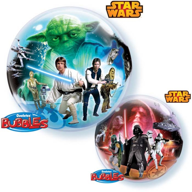 Globo Bubble Plana Star Wars 