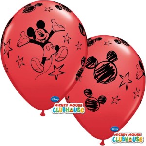 6 globos de Mickey