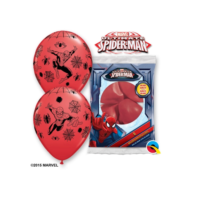6 Globos del Hombre Araa 