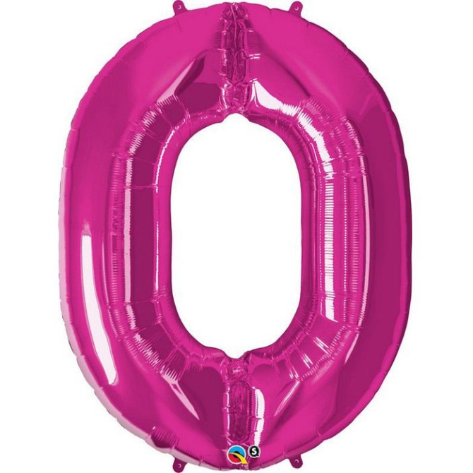Globo Gigante Nmero 0 Rosa 