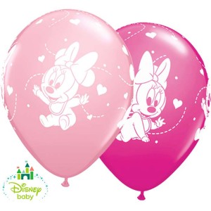 25 globos de beb de Minnie