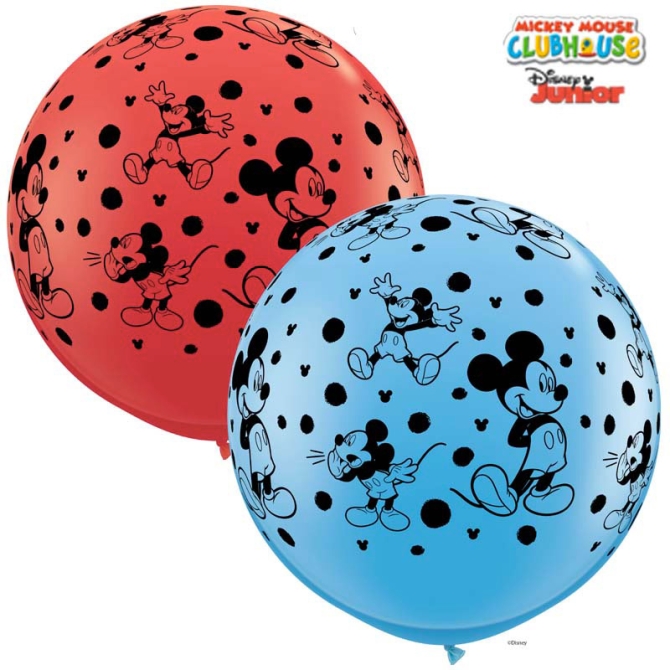 2 Globos gigantes de Mickey (86 cm) 