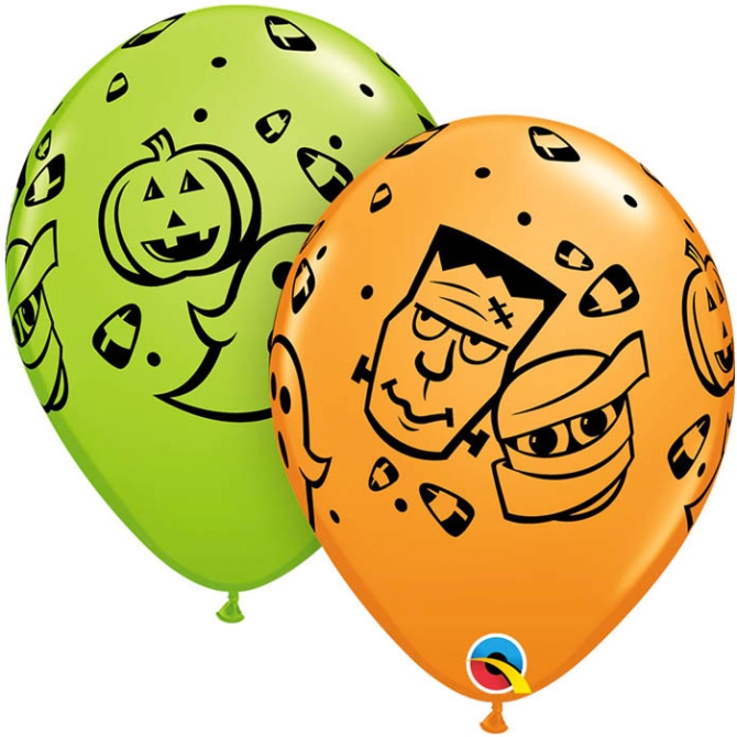 25 globos de monstruos de Halloween 