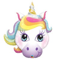 Globo Gigante Unicornio Arcoiris (97cm)