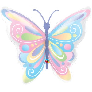 Globo Gigante Mariposa Pastel