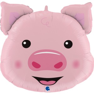 Globo Cabeza de Cerdo Gigante - 76cm